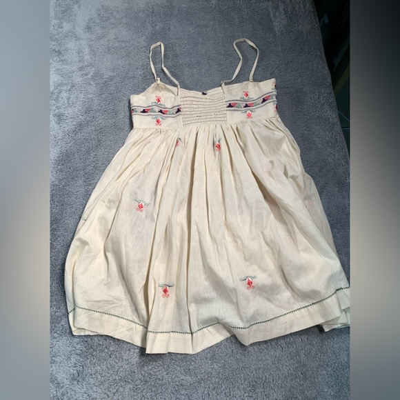 Free people embroidered Dress small baby doll mini - Picture 13 of 16